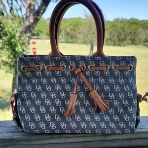 Dooney & Bourke Gray Monogram Tote Bag